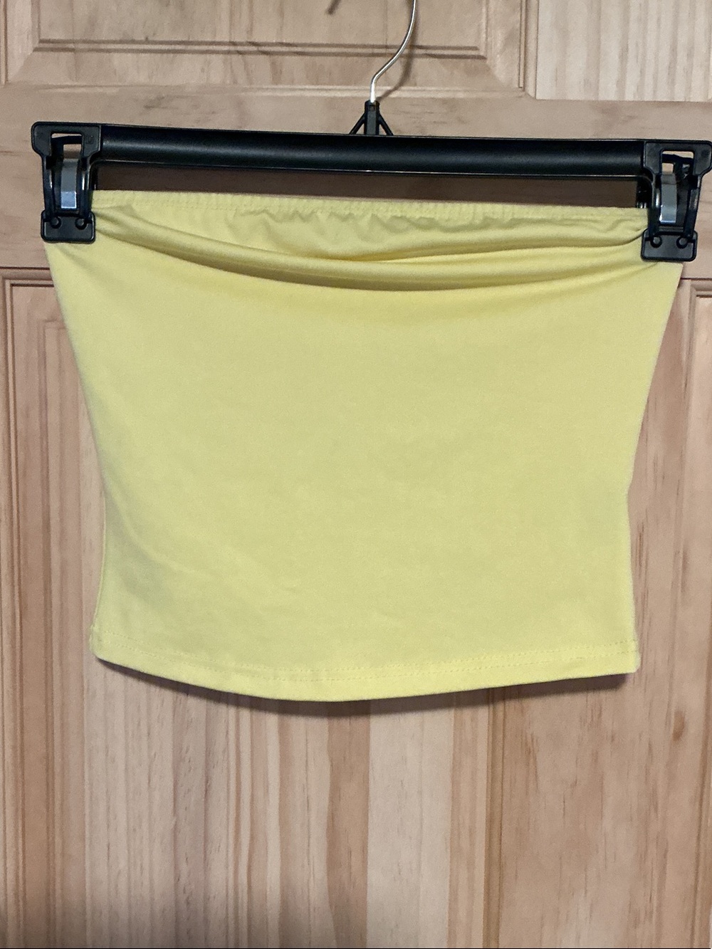 SHEIN Bright Yellow Mini Tube Top